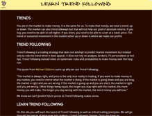 Tablet Screenshot of learntrendfollowing.com